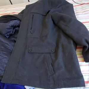 Micheal Kors dark grey coat,